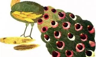 树叶画的简单做法