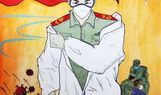 我心中的英雄儿童画